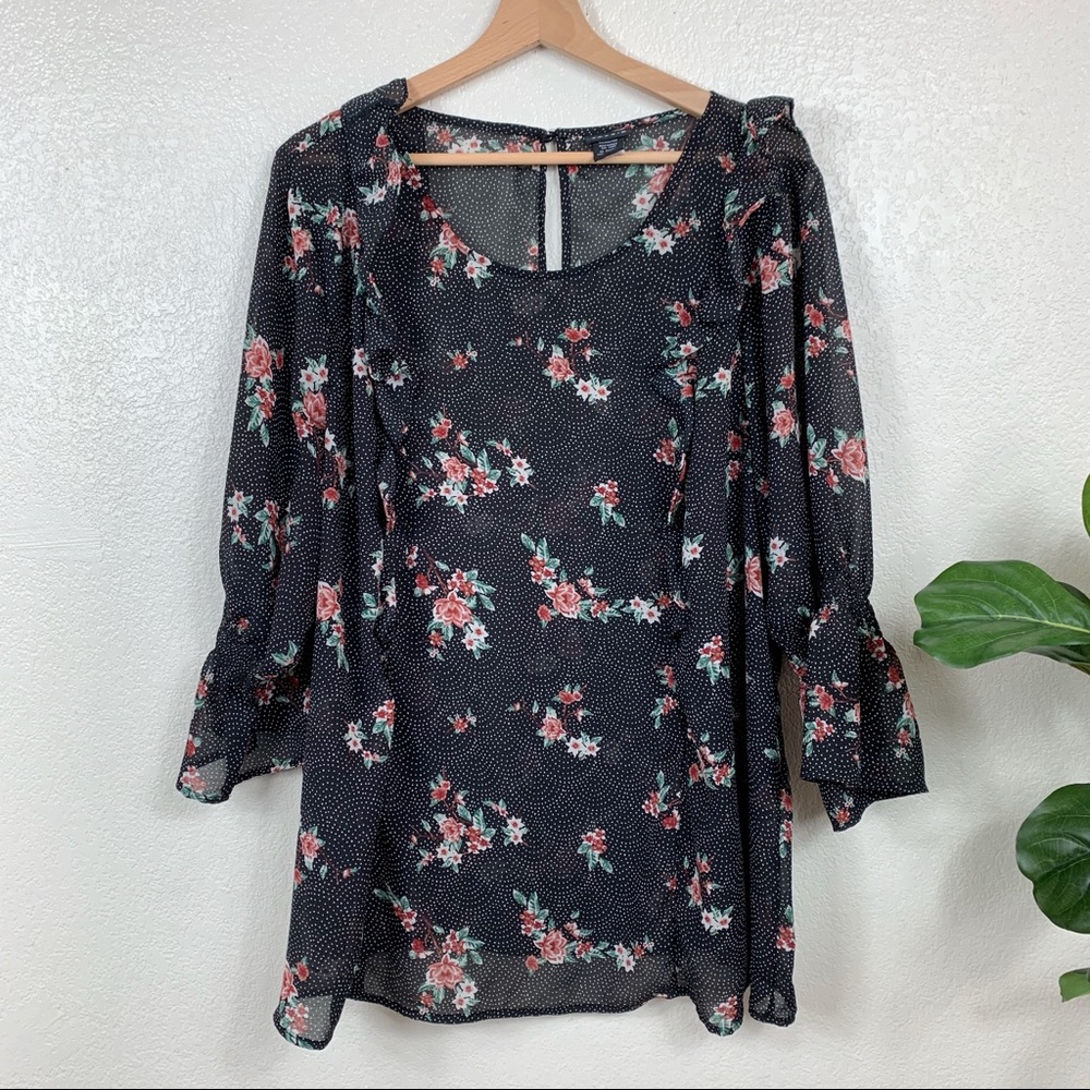 TORRID Floral Blouse